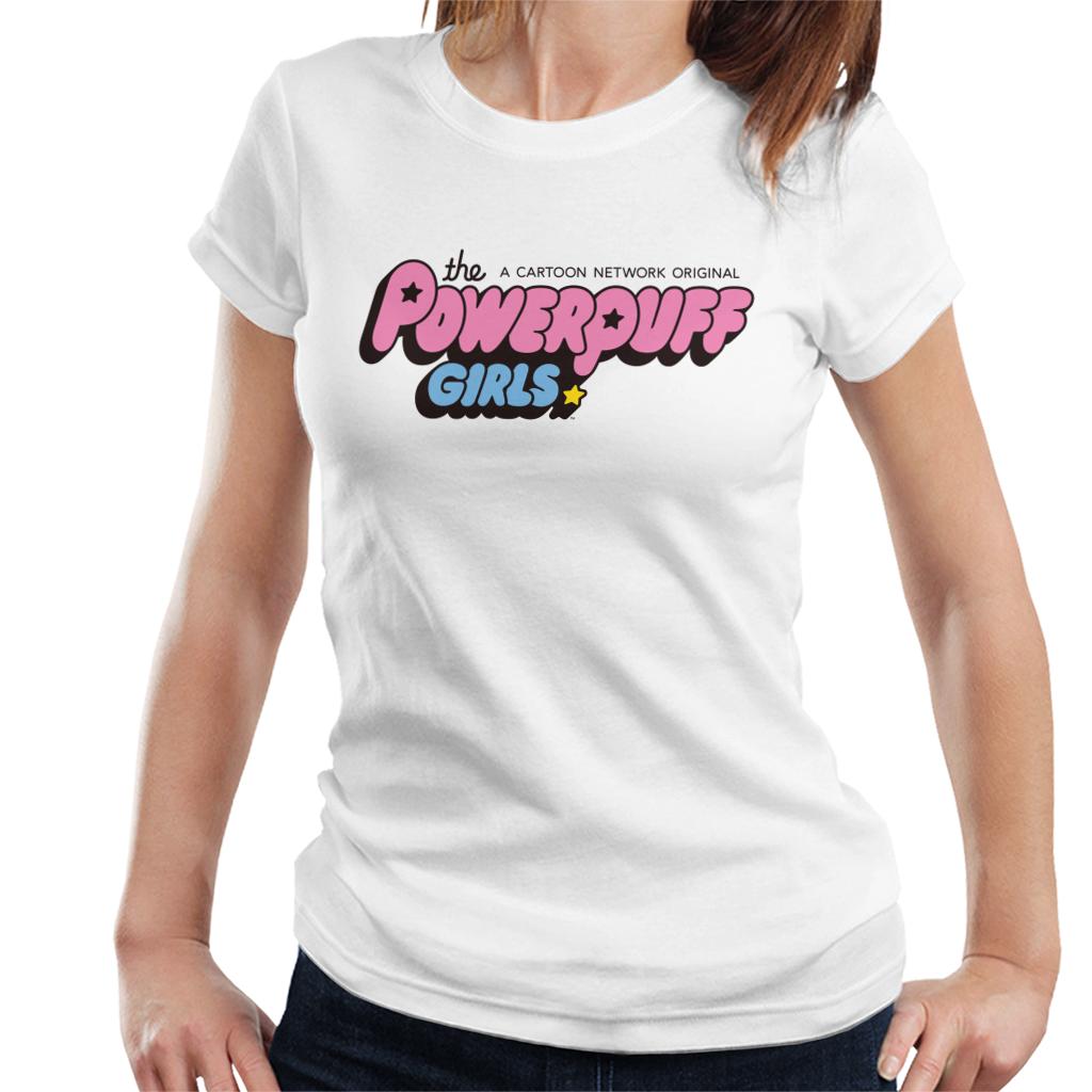 Powerpuff Girls Bubble Text Logo Women's T-Shirt product image 4