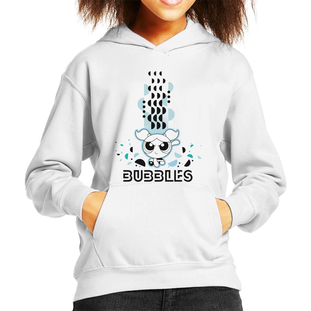 Powerpuff Girls Bubbles Abstract Circle Art Kid's Hooded product image 4