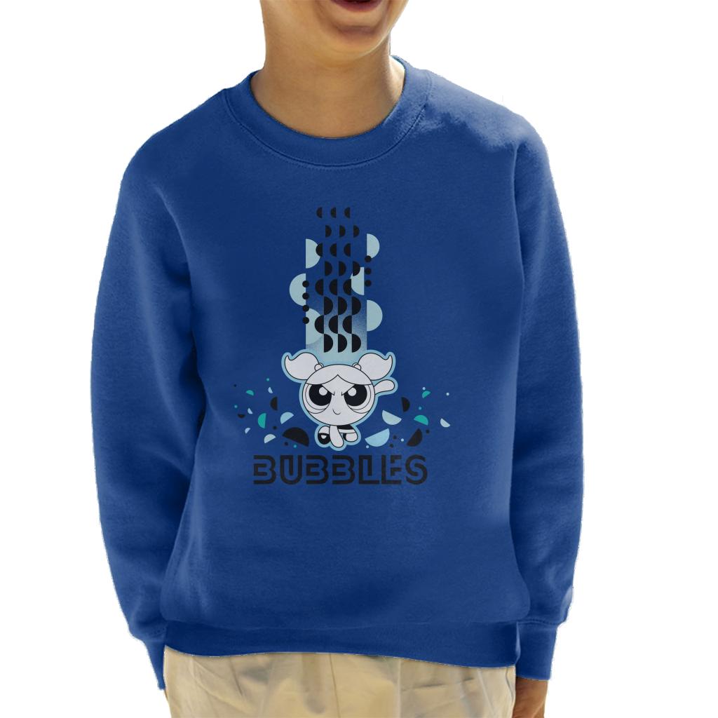 Powerpuff Girls Bubbles Abstract Circle Art Kid's Sweatshirt product image 1