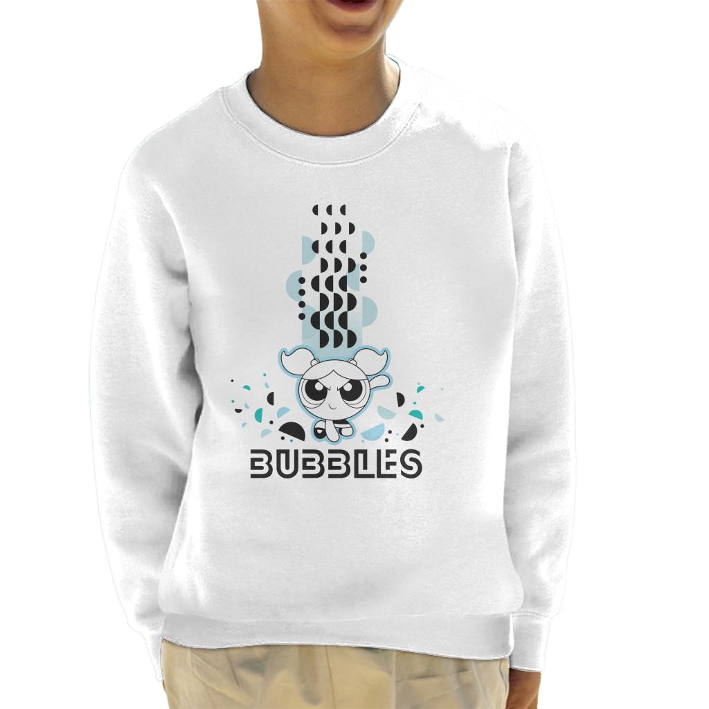 Powerpuff Girls Bubbles Abstract Circle Art Kid's Sweatshirt product image 4