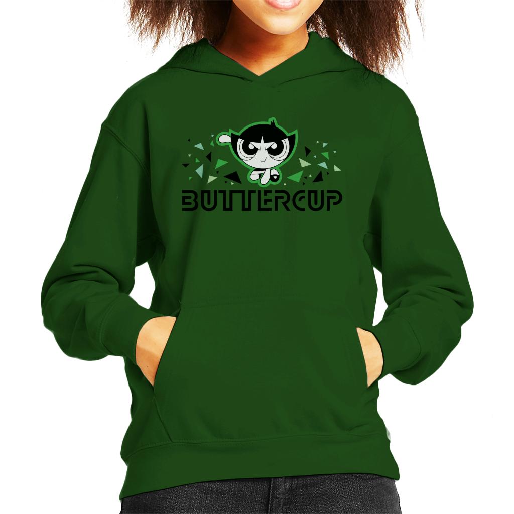 Powerpuff Girls Buttercup Triangle Art Kid's Hooded product image 6