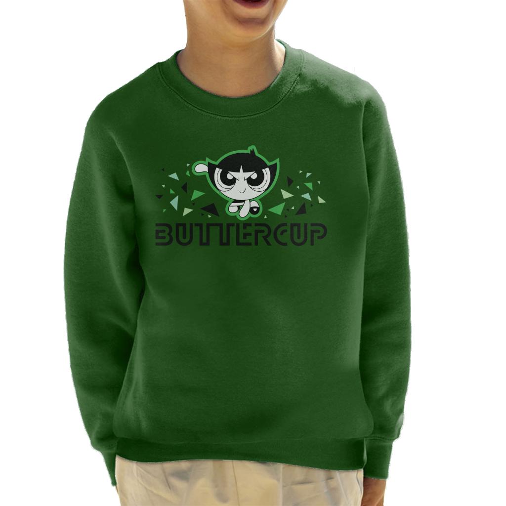 Powerpuff Girls Buttercup Triangle Art Kid's Sweatshirt product image 6
