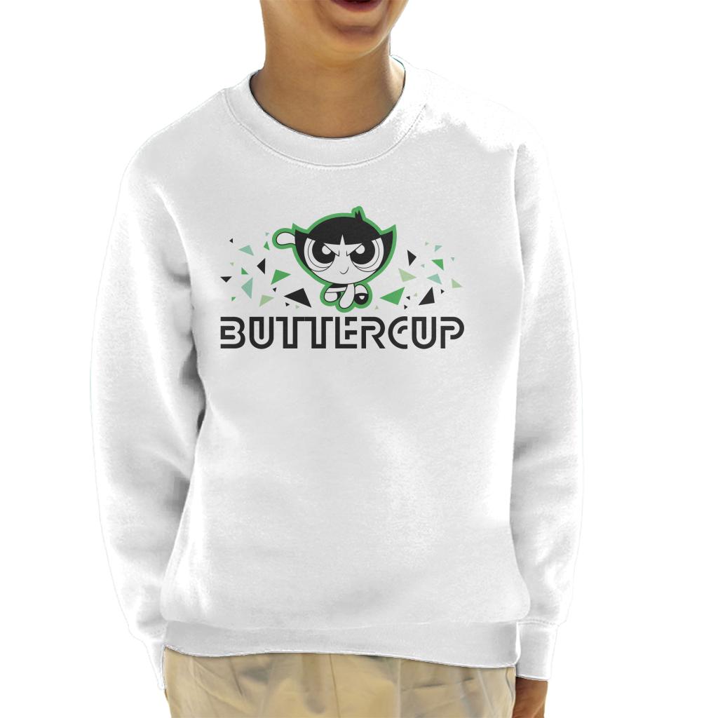 Powerpuff Girls Buttercup Triangle Art Kid's Sweatshirt product image 4
