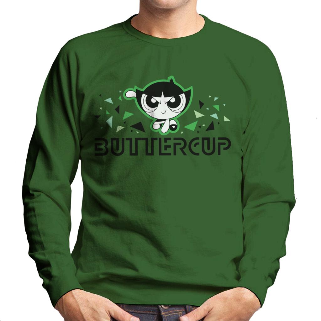 Powerpuff Girls Buttercup Triangle Art Men's Sweatshirt product image 6