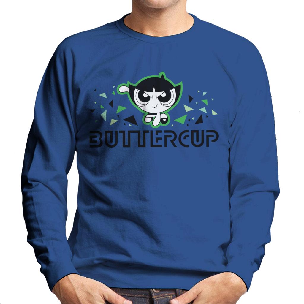 Powerpuff Girls Buttercup Triangle Art Men's Sweatshirt product image 4