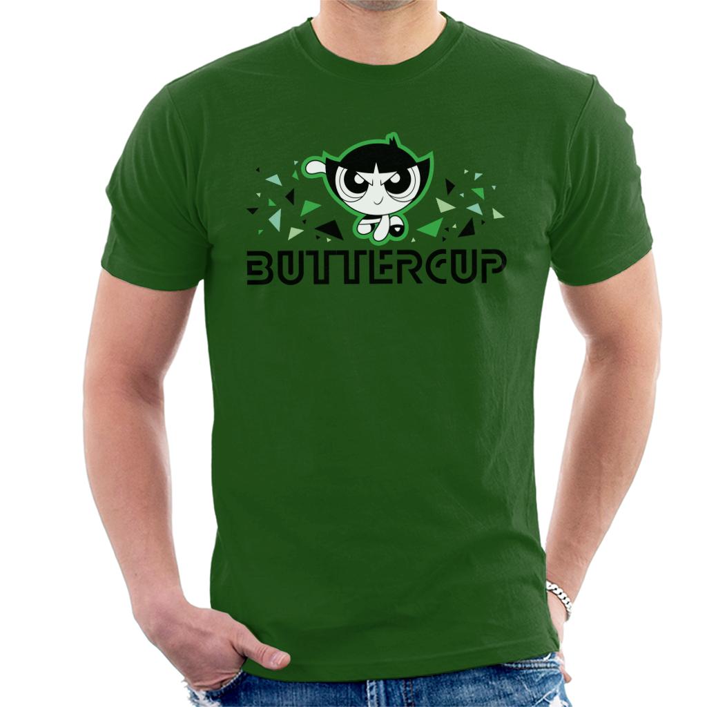 Powerpuff Girls Buttercup Triangle Art Men's T-Shirt product image 6