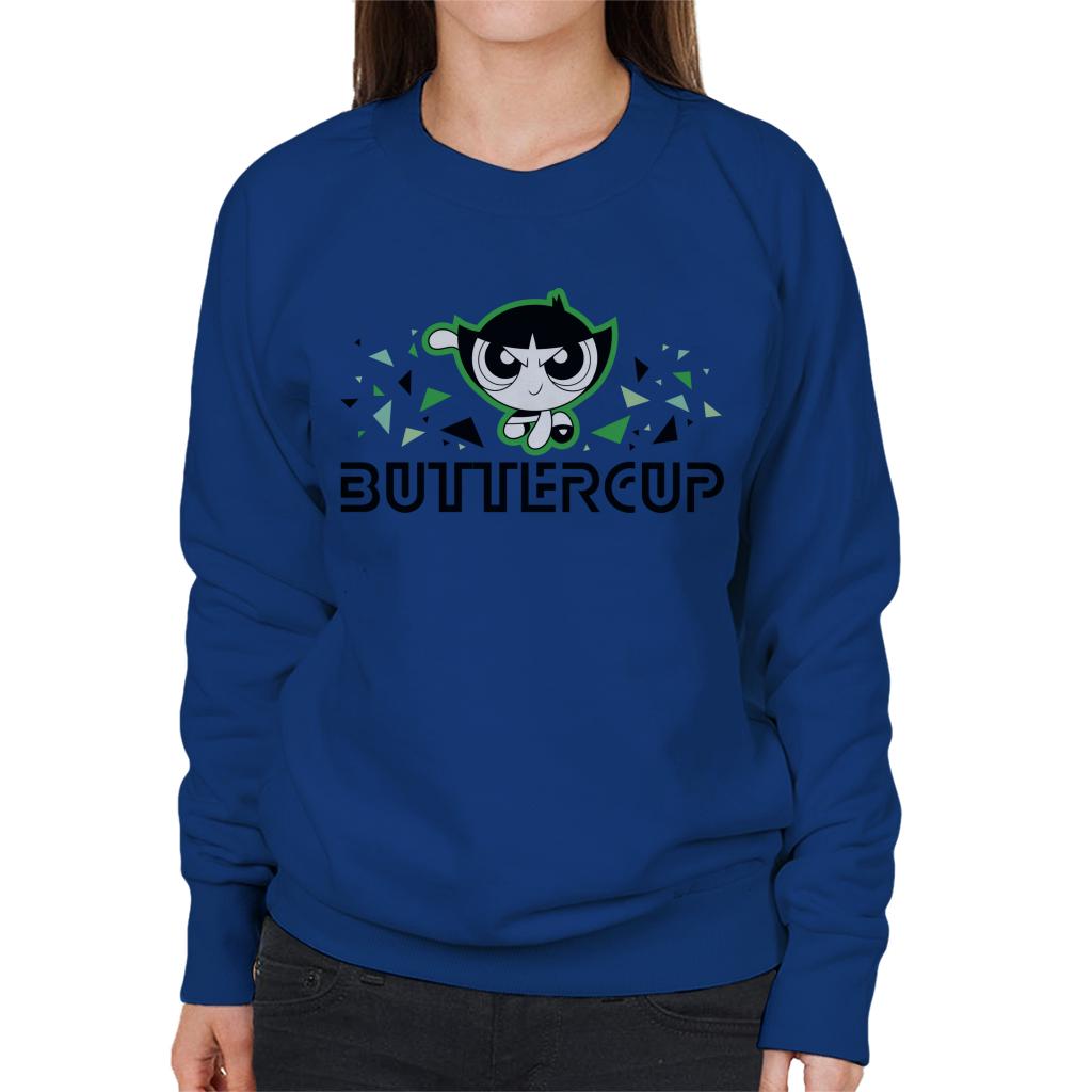 Powerpuff Girls Buttercup Triangle Art Women's Sweatshirt product image 4