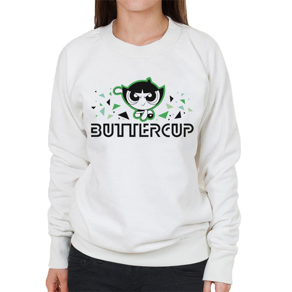 Powerpuff Girls Buttercup Triangle Art Women's Sweatshirt product image 1