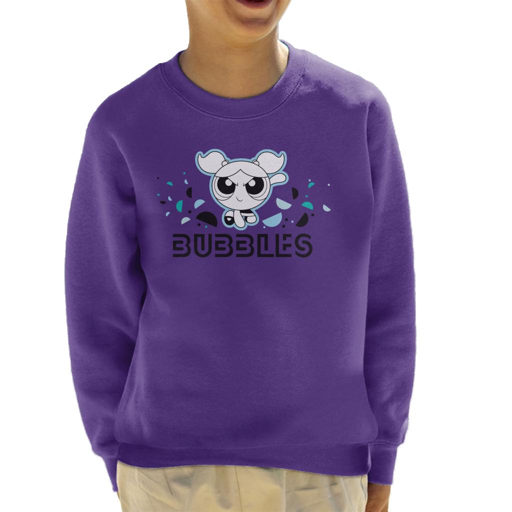 Powerpuff Girls Bubbles Circle Art Kid's Sweatshirt product image 4