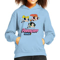 Powerpuff Girls Trio Smiling Flying Kid's Hooded Sweatshirt product image 1