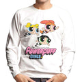 Powerpuff Girls Trio Smiling Flying Men's Sweatshirt product image 1