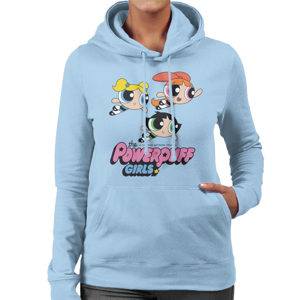 Powerpuff Girls Trio Smiling Flying Women's Hooded product image 4