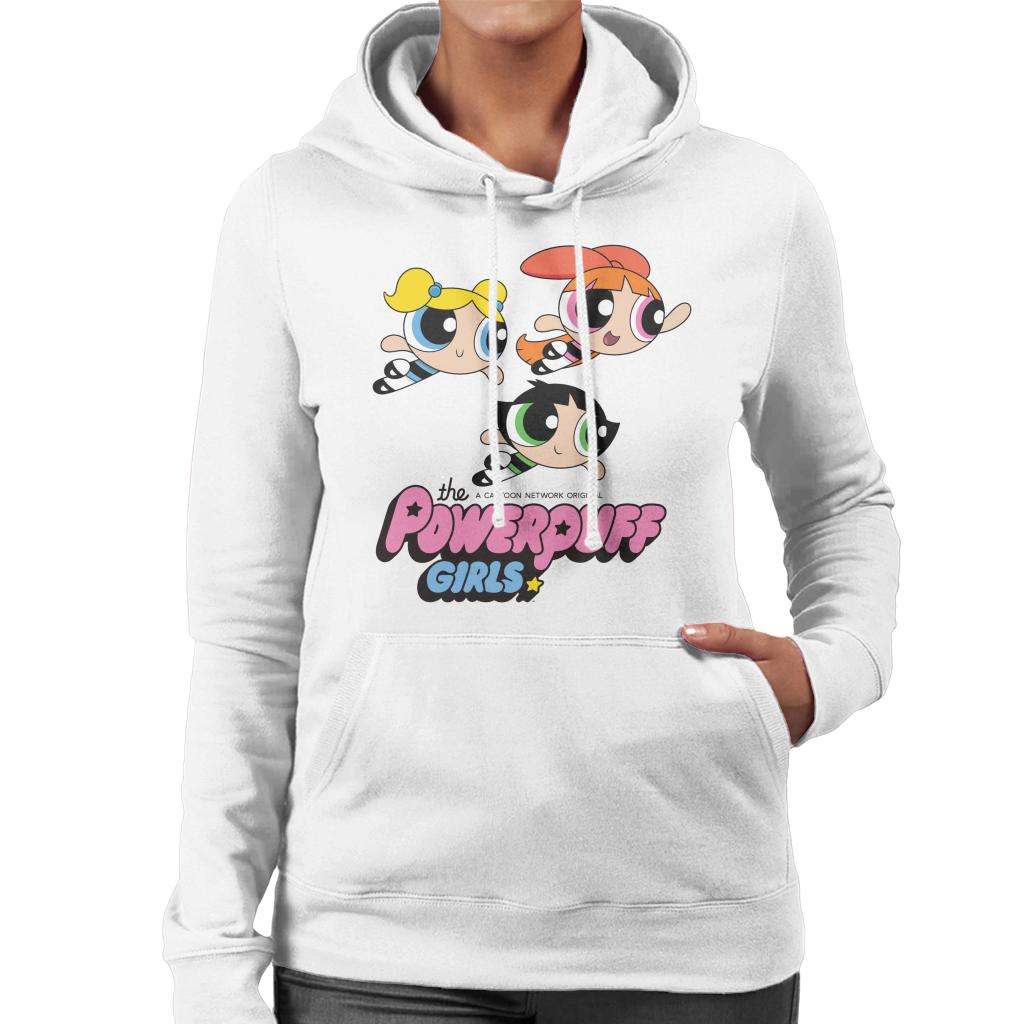 Powerpuff Girls Trio Smiling Flying Women's Hooded product image 1