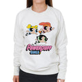 Powerpuff Girls Trio Smiling Flying Women's Sweatshirt product image 1