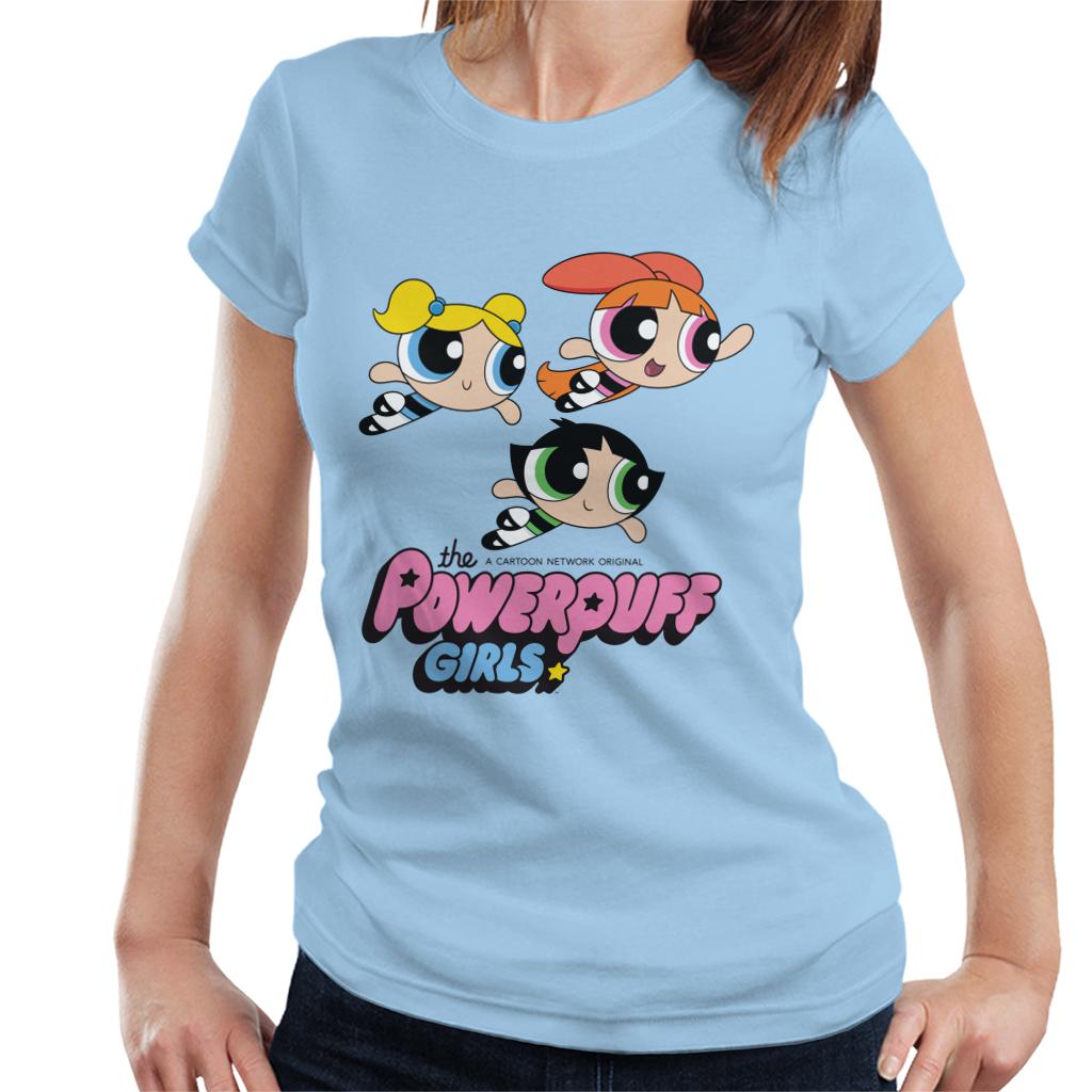 Powerpuff Girls Trio Smiling Flying Women's T-Shirt product image 4