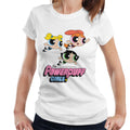 Powerpuff Girls Trio Smiling Flying Women's T-Shirt product image 1