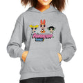 Powerpuff Girls Trio Blossom Jump Kid's Hooded Sweatshirt product image 1