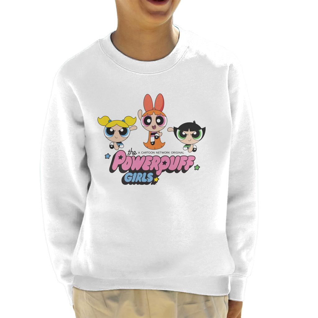 Powerpuff Girls Trio Blossom Jump Kid's Sweatshirt product image 4