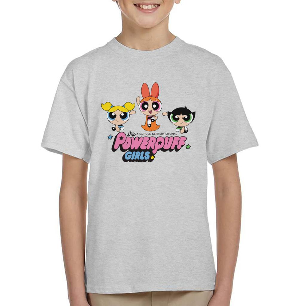 Powerpuff Girls Trio Blossom Jump Kid's T-Shirt product image 1