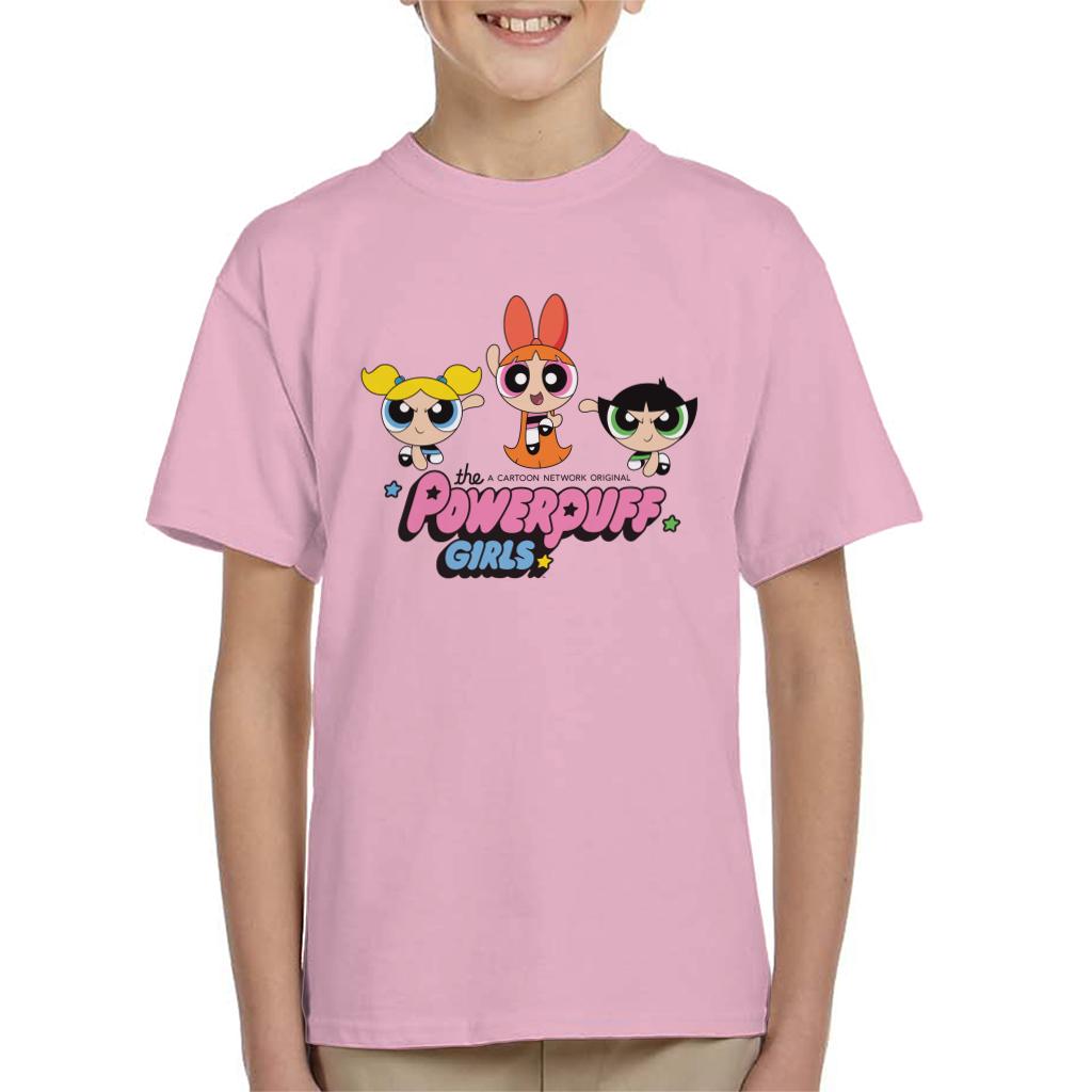 Powerpuff Girls Trio Blossom Jump Kid's T-Shirt product image 6