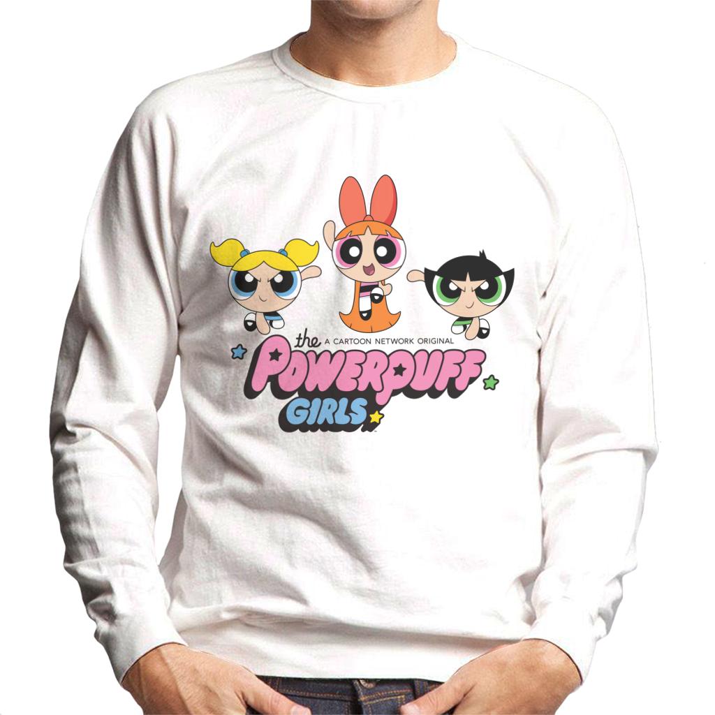 Powerpuff Girls Trio Blossom Jump Men's Sweatshirt product image 4