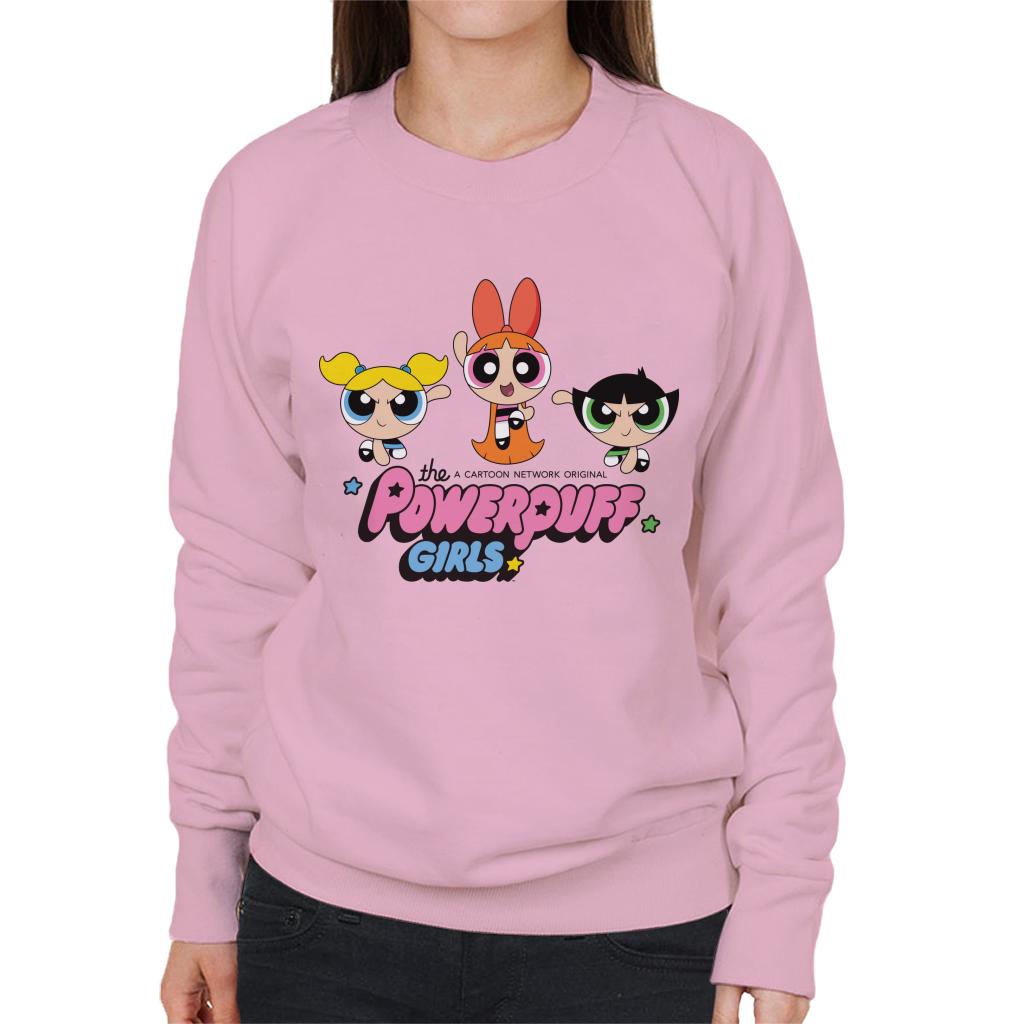 Powerpuff Girls Trio Blossom Jump Women's Sweatshirt product image 6