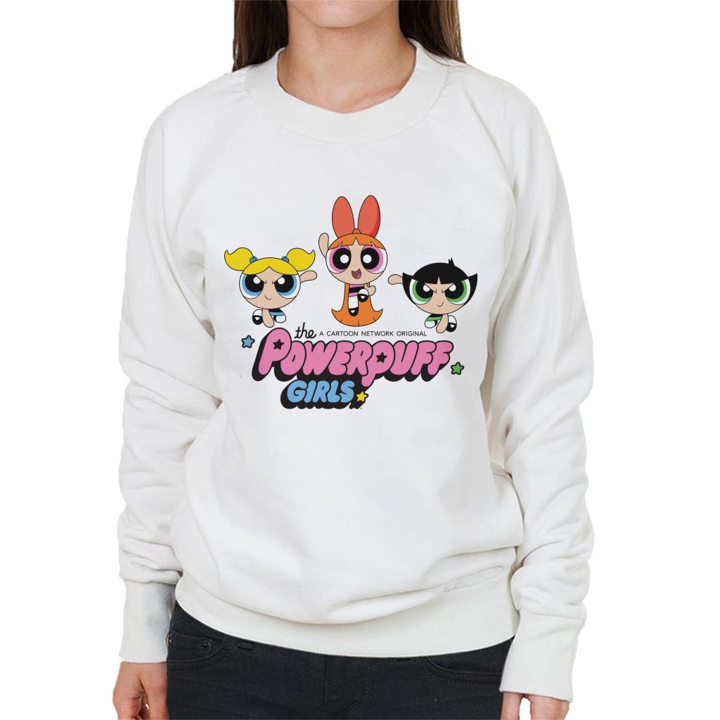 Powerpuff Girls Trio Blossom Jump Women's Sweatshirt product image 4