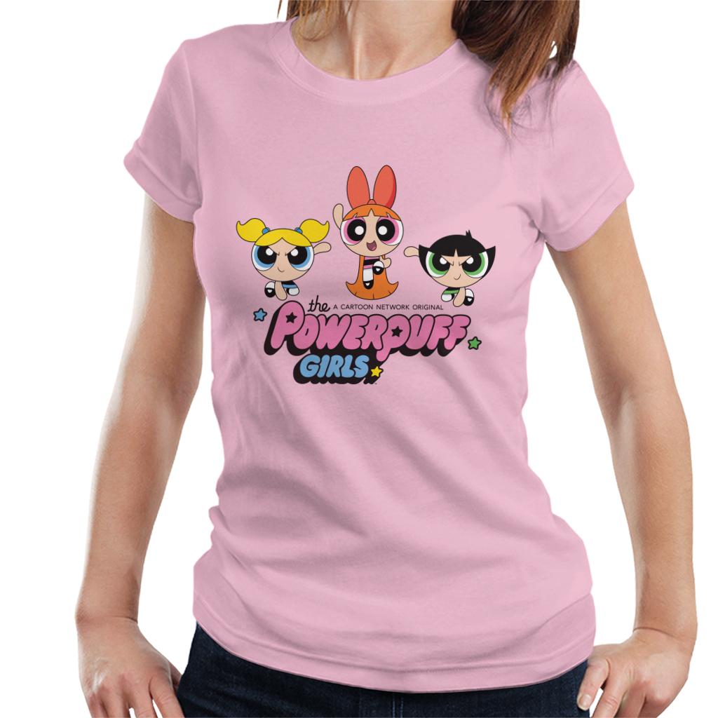 Powerpuff Girls Trio Blossom Jump Women's T-Shirt product image 6