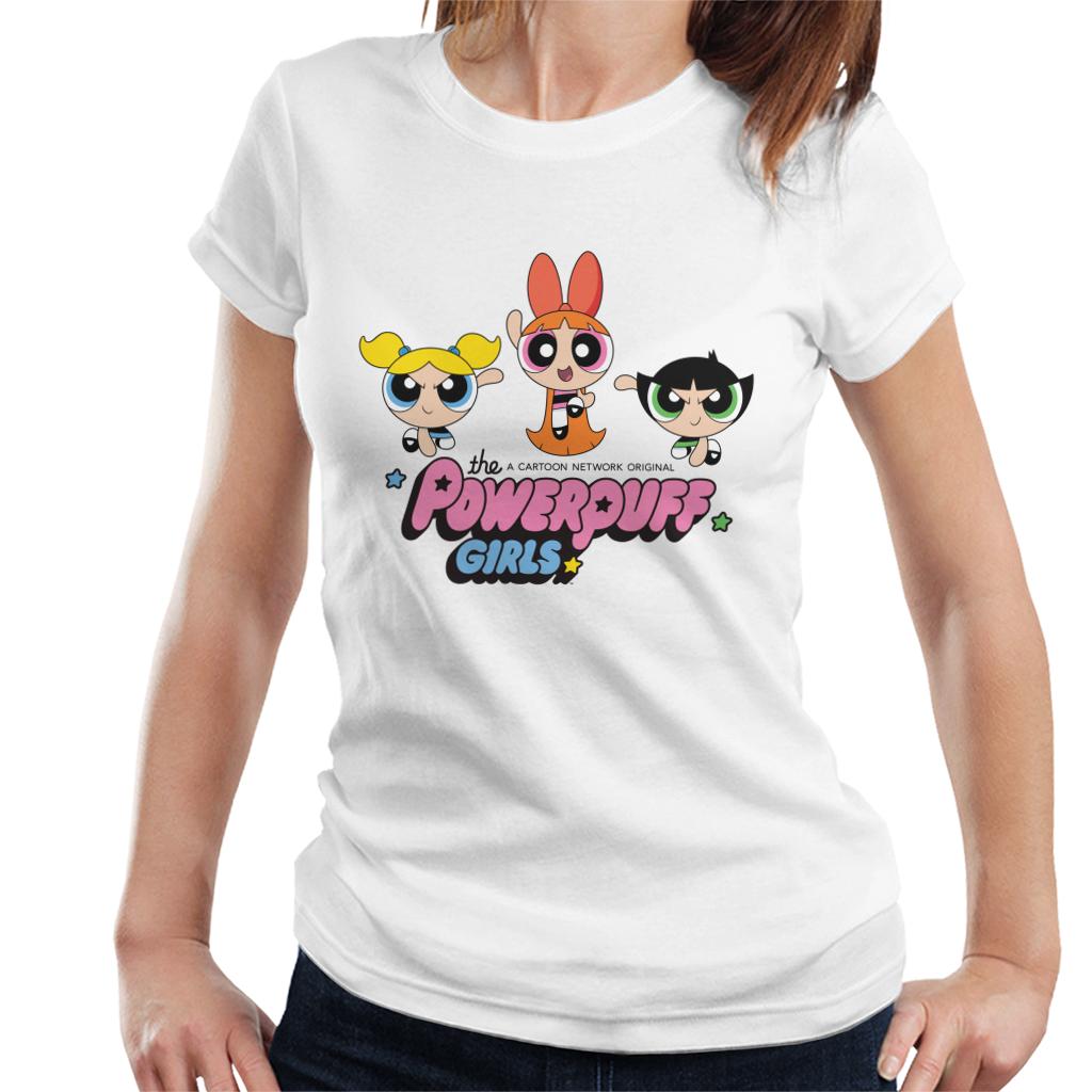 Powerpuff Girls Trio Blossom Jump Women's T-Shirt product image 4