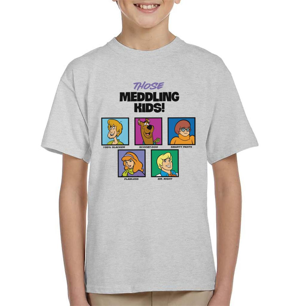 Scooby Doo Those Meddling Kids Character Tiles T-Shirt product image 1