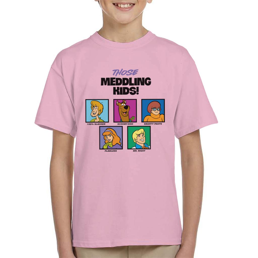 Scooby Doo Those Meddling Kids Character Tiles T-Shirt product image 6