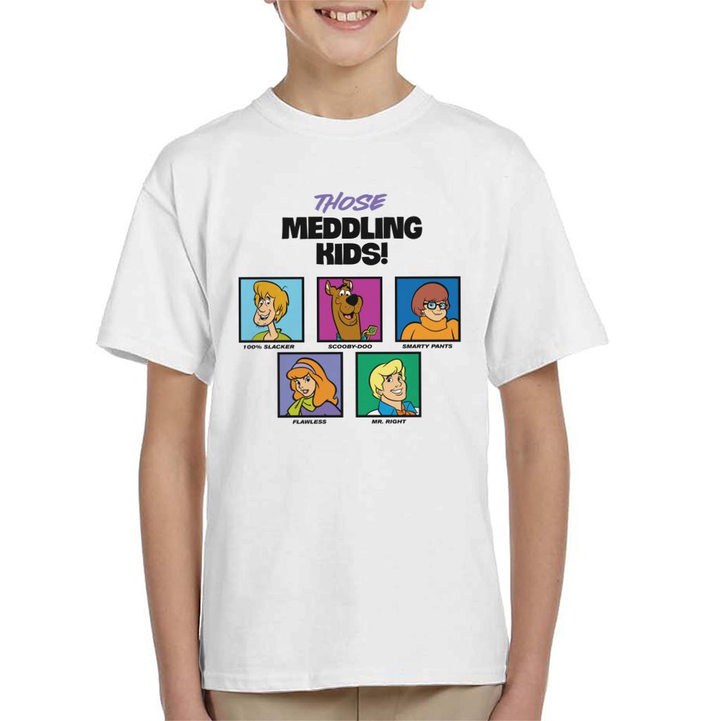 Scooby Doo Those Meddling Kids Character Tiles T-Shirt product image 4