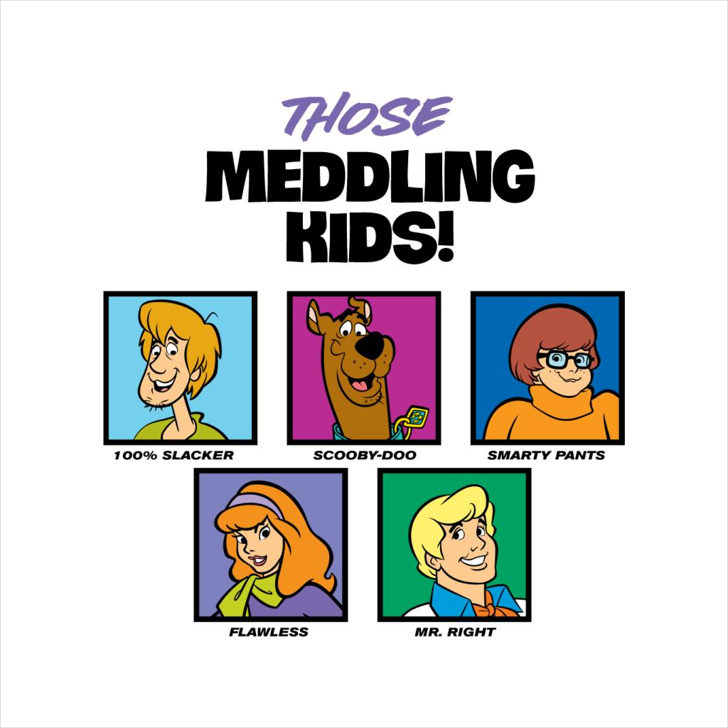 Scooby Doo Those Meddling Kids Character Tiles Sweatshirt product image 5