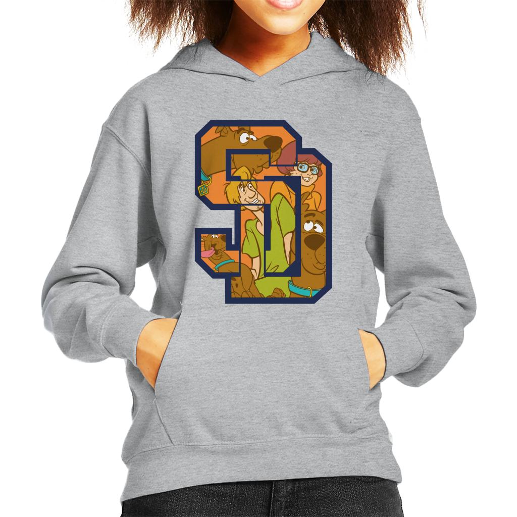 Scooby Doo Interlocking SD Kid's Hooded Sweatshirt product image 1