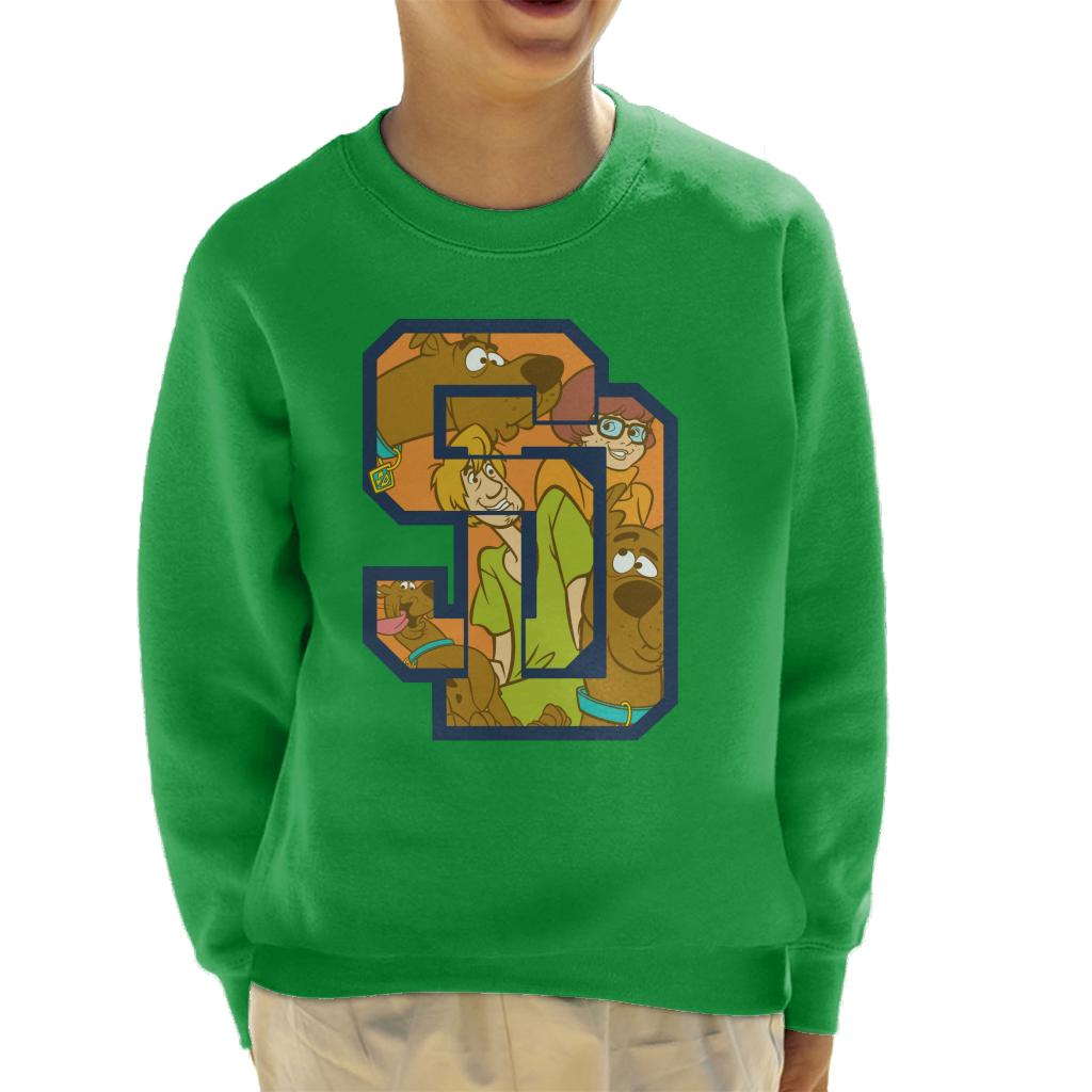 Scooby Doo Interlocking SD Kid's Sweatshirt product image 6