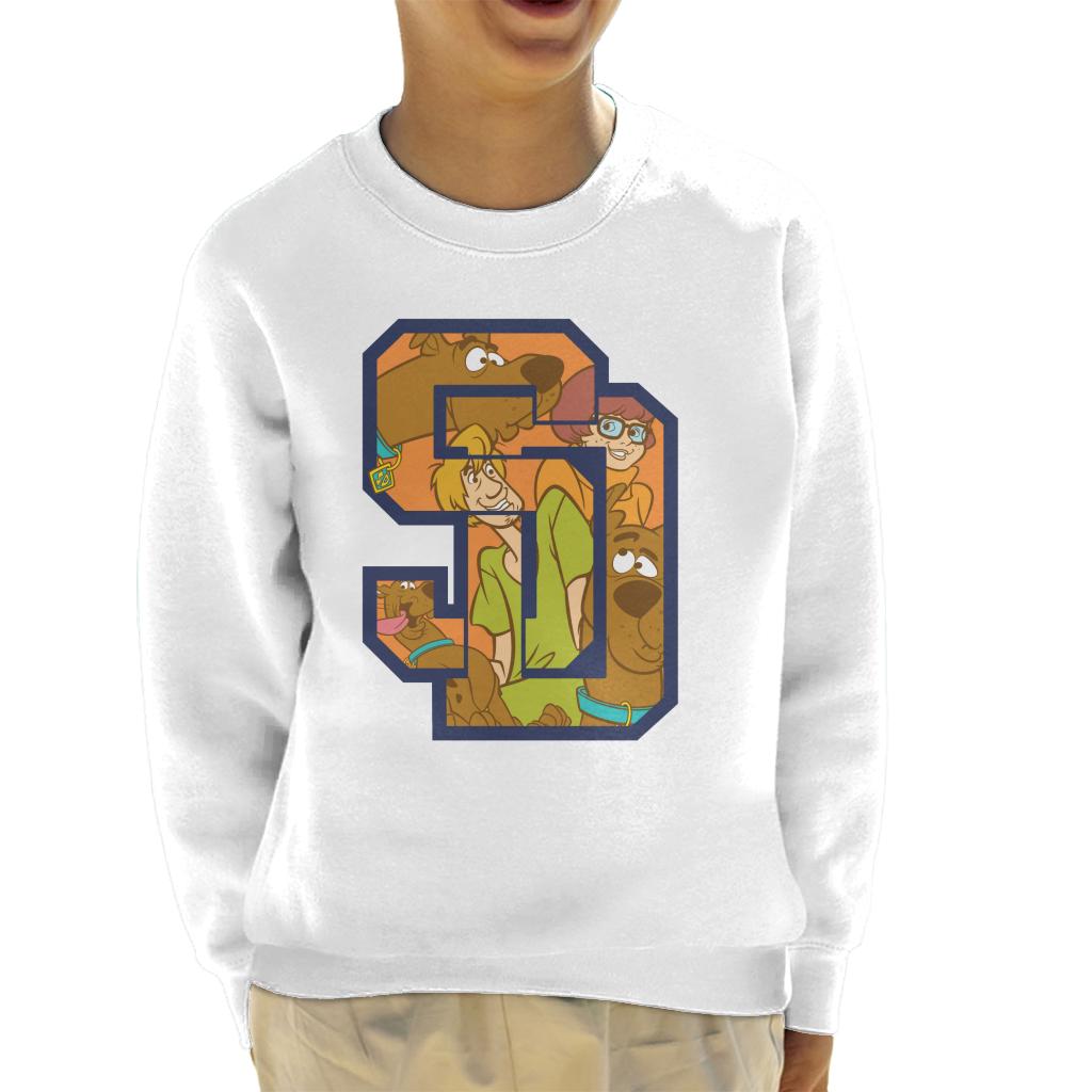 Scooby Doo Interlocking SD Kid's Sweatshirt product image 4