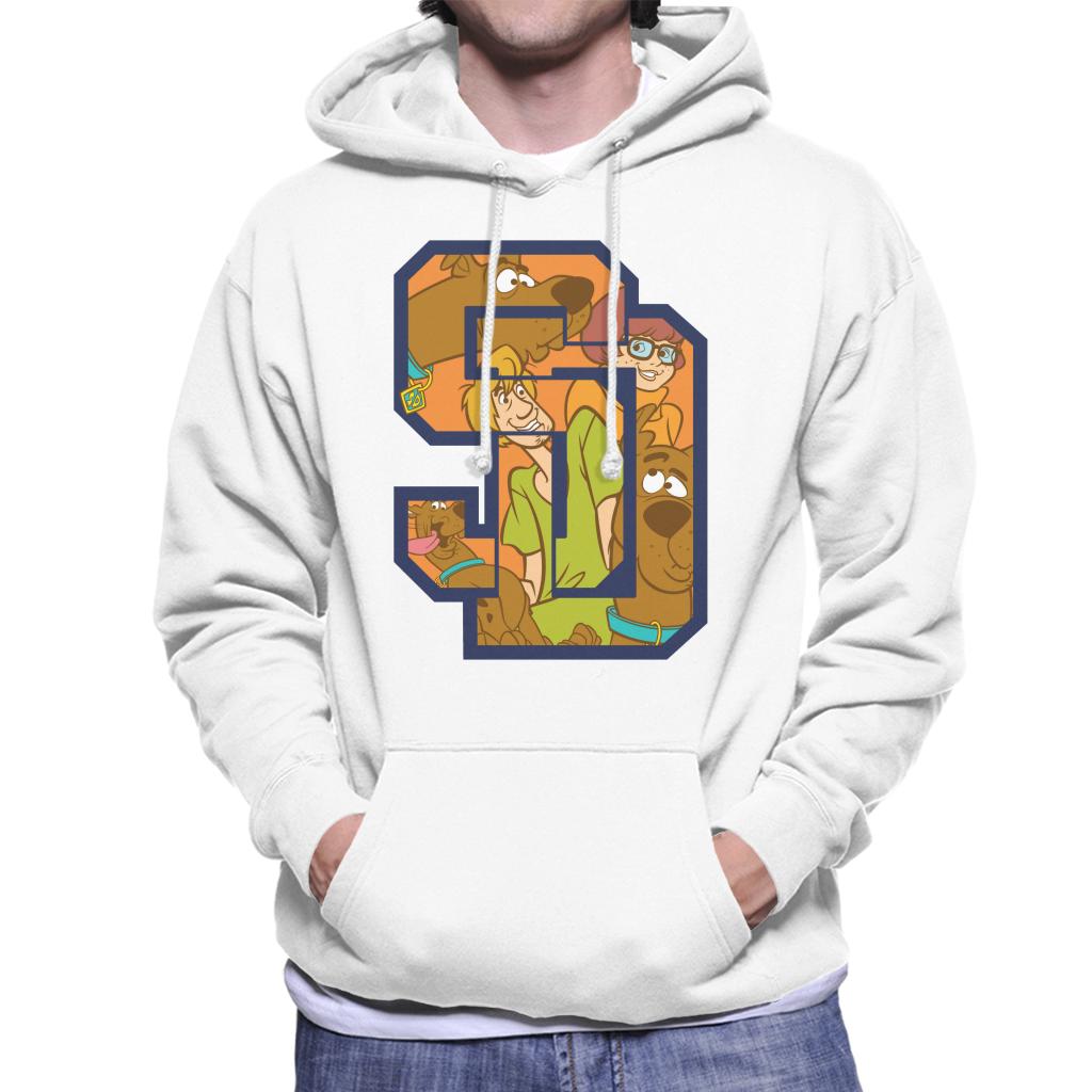 Scooby Doo Interlocking SD Men's Hooded Sweatshirt product image 4