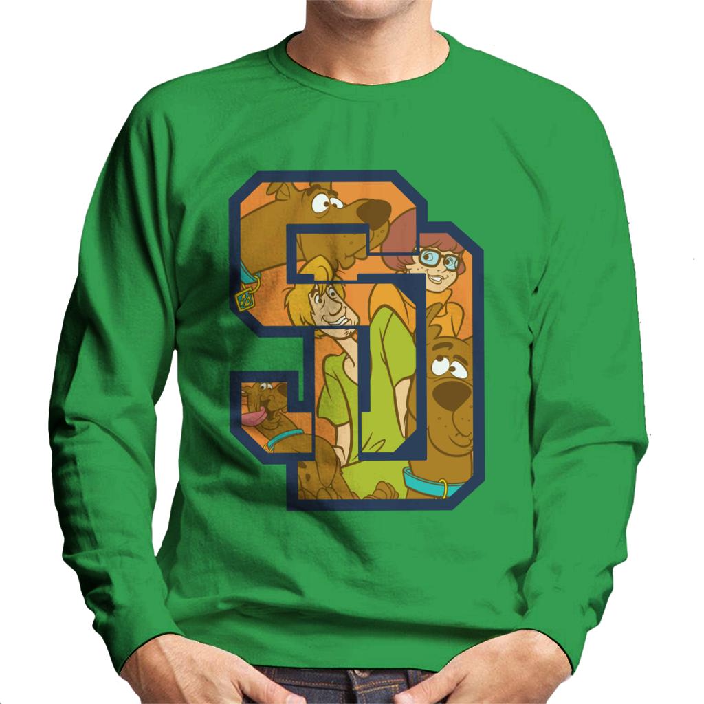 Scooby Doo Interlocking SD Men's Sweatshirt product image 6