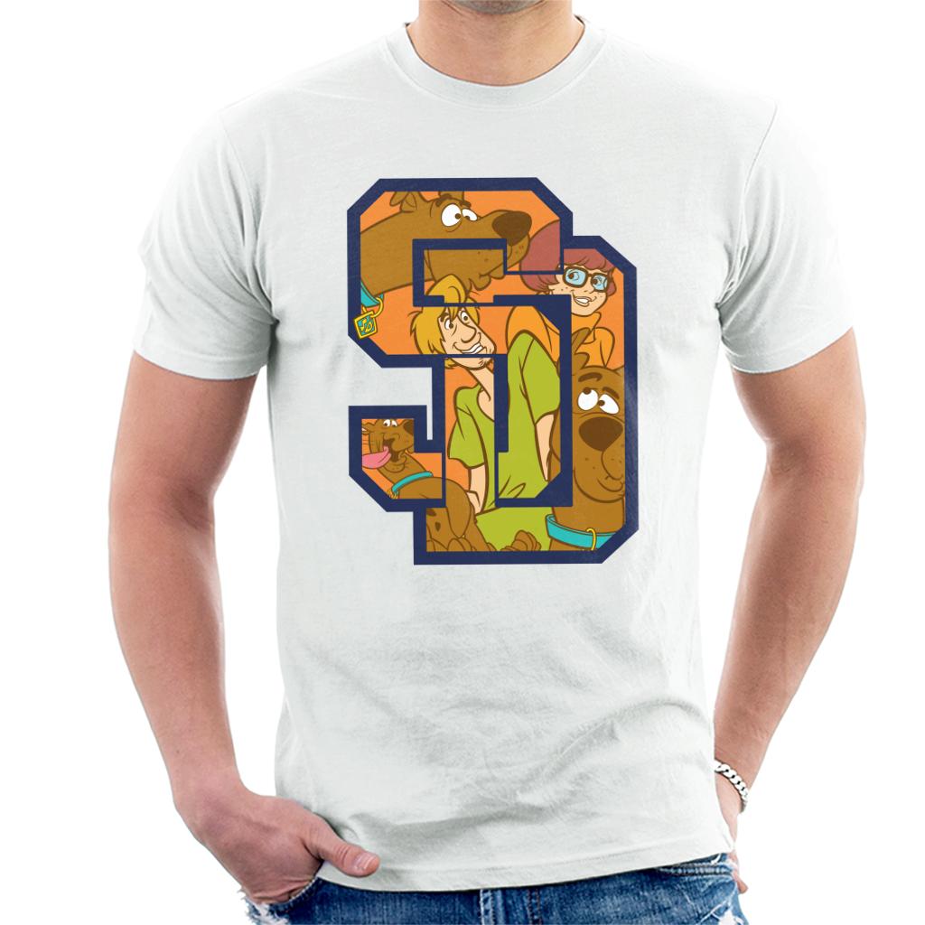 Scooby Doo Interlocking SD Men's T-Shirt product image 4