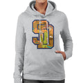 Scooby Doo Interlocking SD Women's Hooded Sweatshirt product image 1