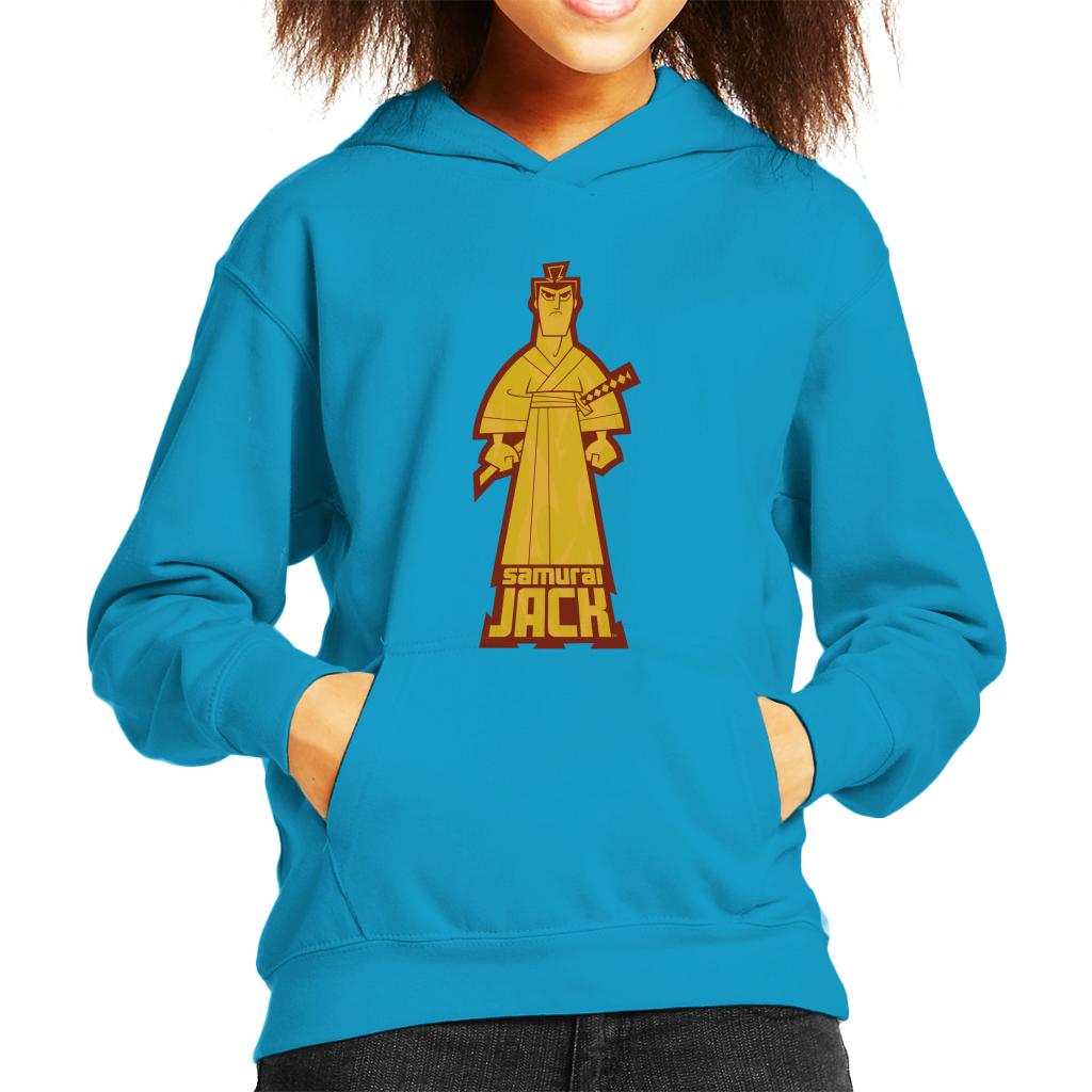 Samurai Jack Gold Pose Kid's Hooded Sweatshirt product image 4
