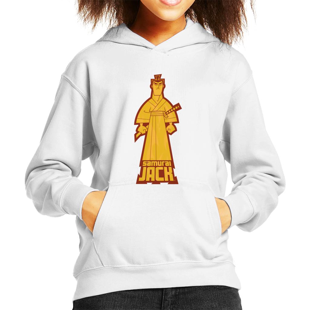 Samurai Jack Gold Pose Kid's Hooded Sweatshirt product image 6