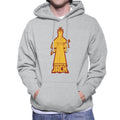 Samurai Jack Gold Pose Men's Hooded Sweatshirt product image 1