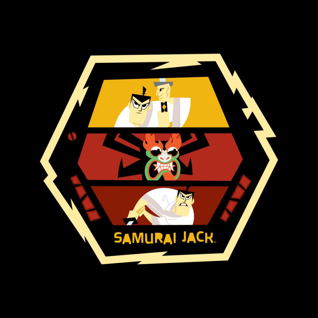 Samurai Jack Vs Aku Fight Montage Men's T-Shirt product image 2