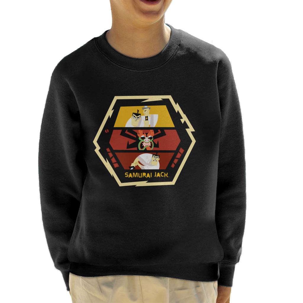 Samurai Jack Vs Aku Fight Montage Kid's Sweatshirt product image 1