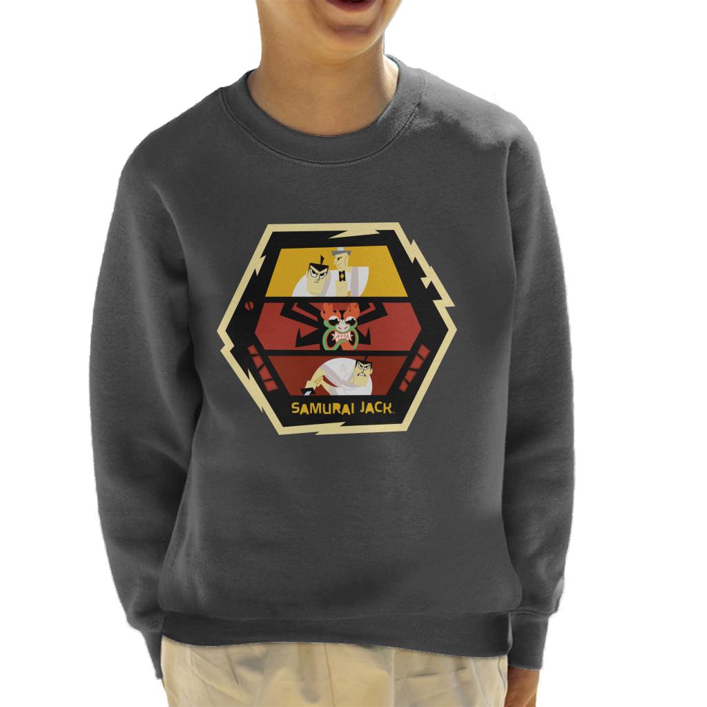 Samurai Jack Vs Aku Fight Montage Kid's Sweatshirt product image 4