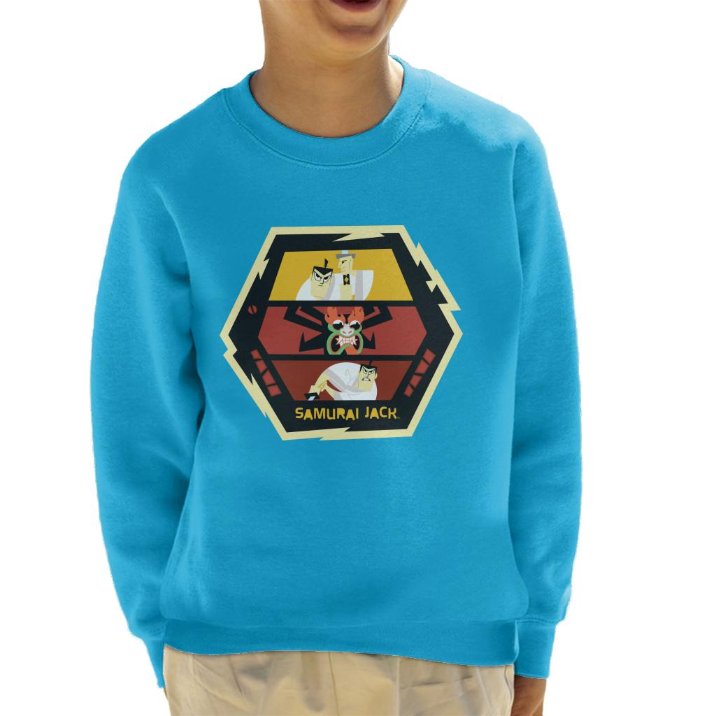 Samurai Jack Vs Aku Fight Montage Kid's Sweatshirt product image 6