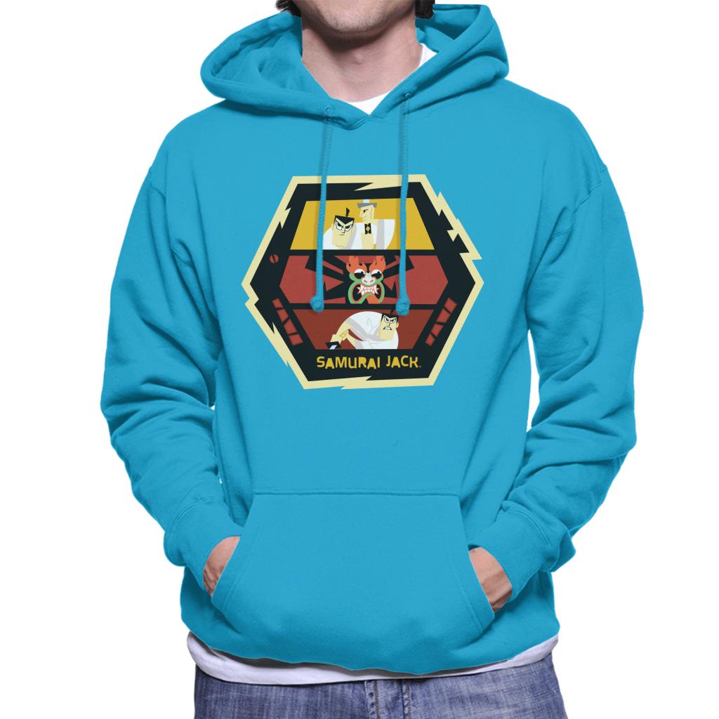 Samurai Jack Vs Aku Fight Montage Men's Hooded Sweatshirt product image 6