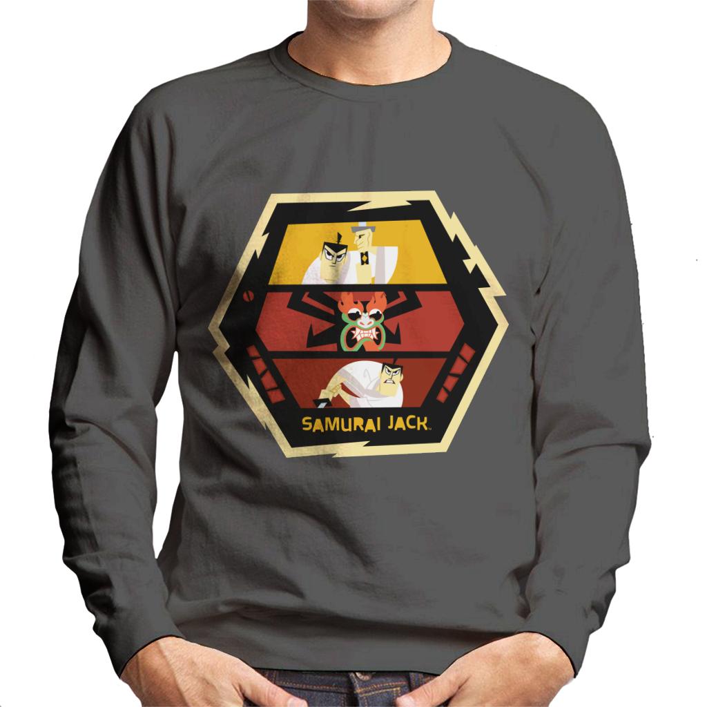 Samurai Jack Vs Aku Fight Montage Men's Sweatshirt product image 4