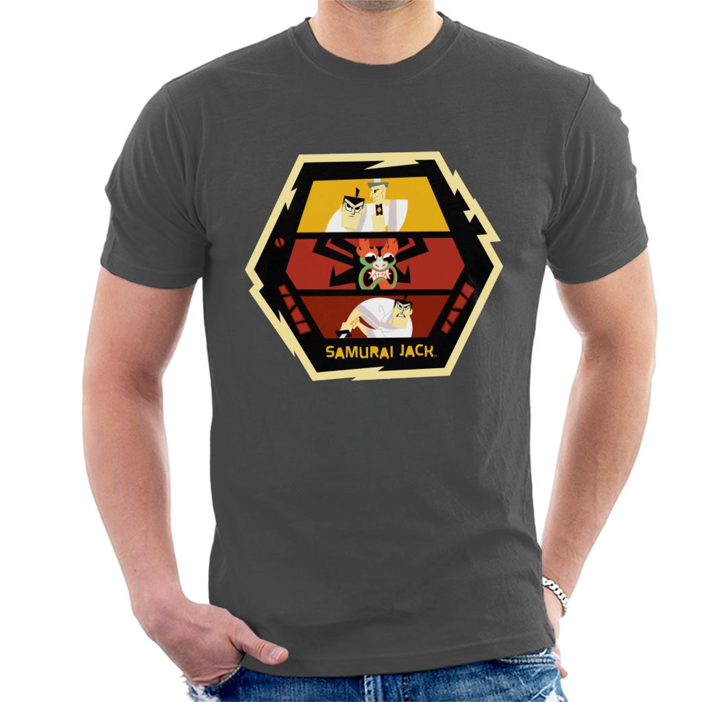 Samurai Jack Vs Aku Fight Montage Men's T-Shirt product image 4